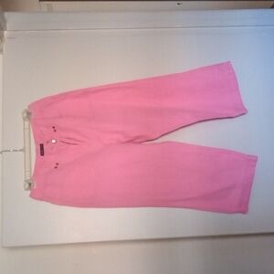 Pink Cropped Pants